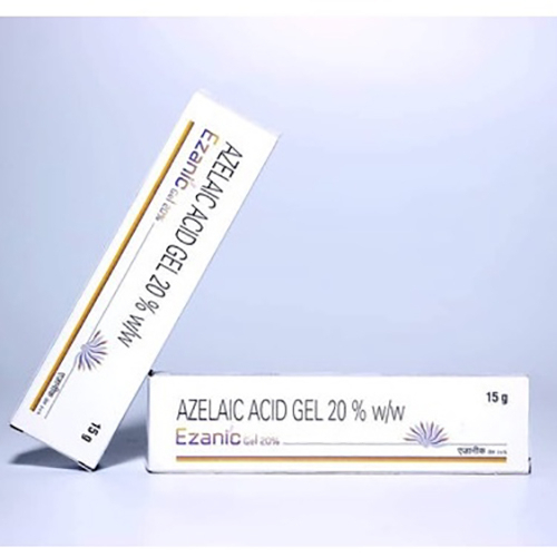 Gel Ezanic giúp hỗ trợ ngừa mụn giảm thâm Ezanic Gel 20 Azelaic Acid tuýp dung tích 15 gram