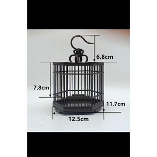 Lồng chim mini mẫu lục giác cho chim hút mật, sâu, khuyên, ốc mít thuần bổi