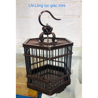 Lồng chim mini mẫu lục giác