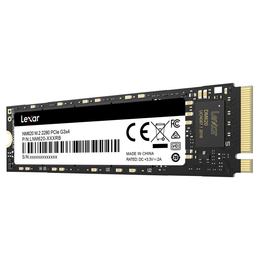 Ổ CỨNG SSD LEXAR NM620 256GB M.2 2280 PCIE 3.0X4  - New - Chính hãng - BH 60 Tháng