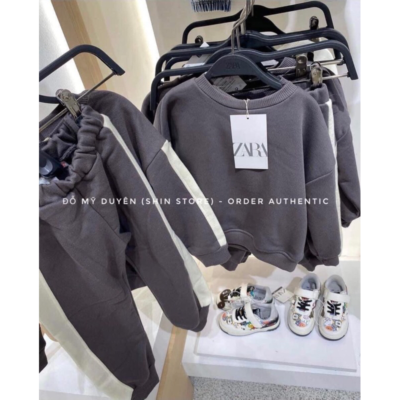 Set nỉ Zara cho bé trai siêu chất, vải đẹp, chất dày dặn