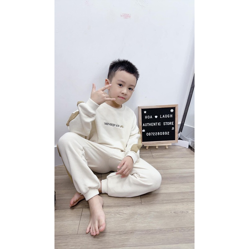 Set nỉ Zara cho bé trai siêu chất, vải đẹp, chất dày dặn