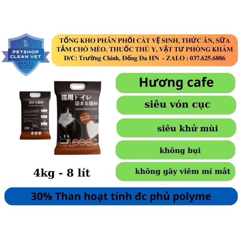 Cát Vệ Sinh Mèo Than Hoạt Tính Reflex