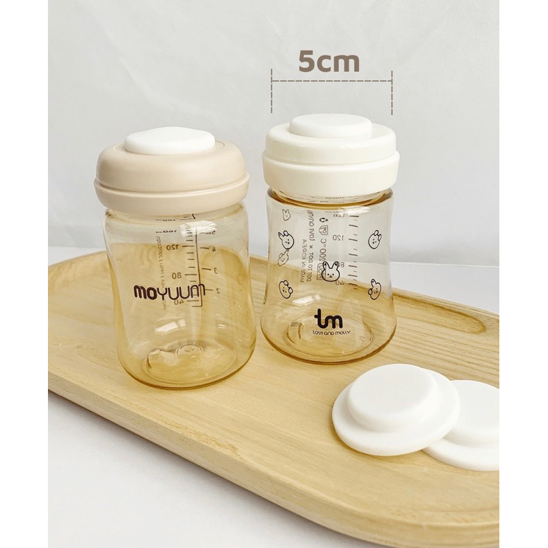 Nắp chặn sữa silicon thay thế nắp trữ sữa, phù hợp với các bình cổ rộng