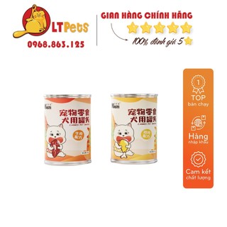 pate thịt xay MASTI cho cún mèo cưng lon 380g- Bao Bì mới