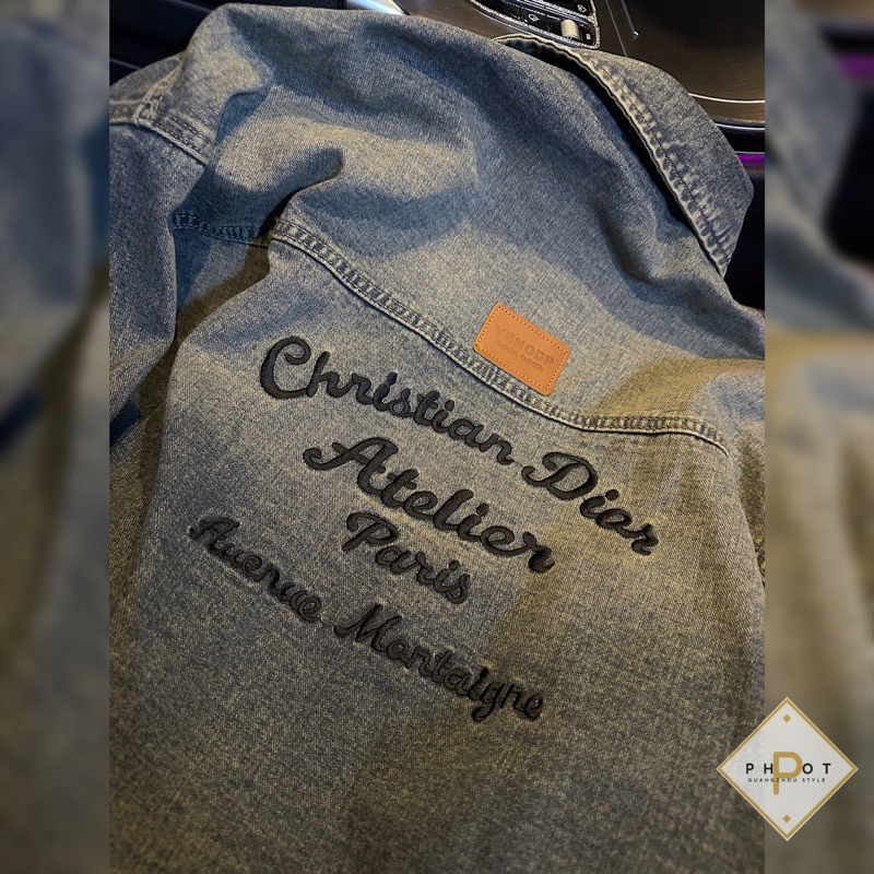 Áo khoác jean thêu siêu đẹp qcl1