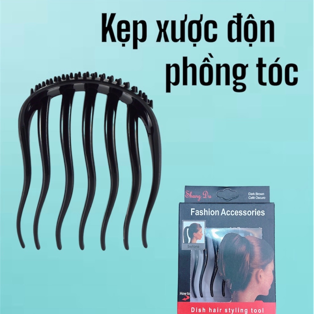 Kẹp Xược Độn Phồng Tóc Phồng Mái Hàn Quốc