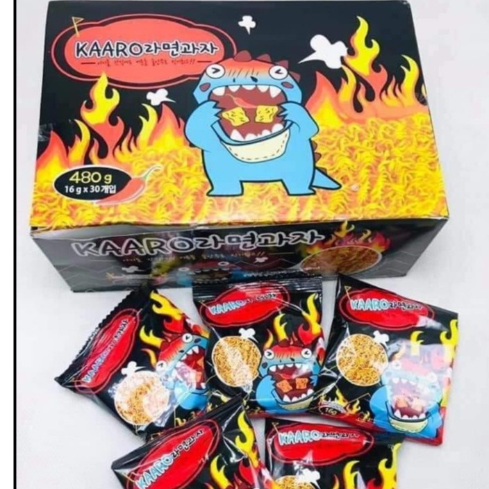 Hộp 30 Gói Mì SHOGUN Hàn Quốc 540G Ăn Liền Rắc Phô Mai - Cay, Mì Tôm Trẻ Em Tuổi Thơ