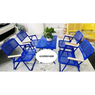 Bàn cafe sắt CNC  Qui Phúc cao cấp