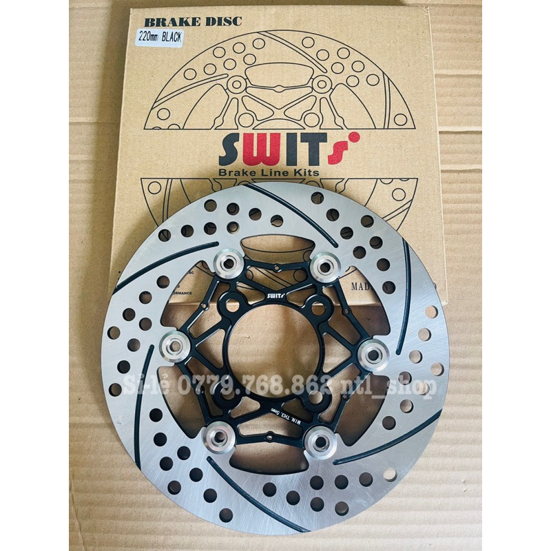 Đĩa thắng Swit thái 220mm lòng nhôm