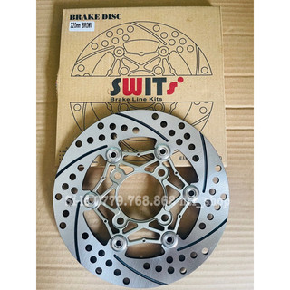 Đĩa thắng Swit thái 220mm lòng nhôm