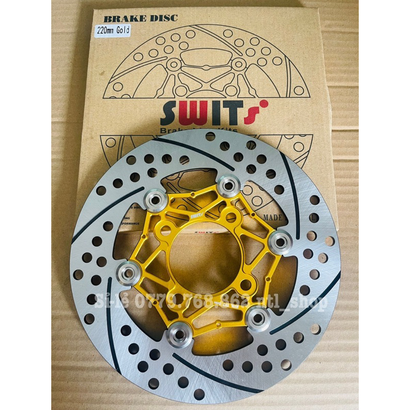 Đĩa thắng Swit thái 220mm lòng nhôm