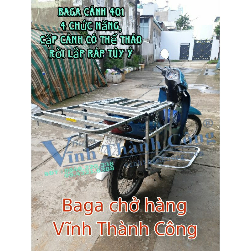 Baga chở hàng có 2 bên cánh 401   Baga Vĩnh Thành Công.