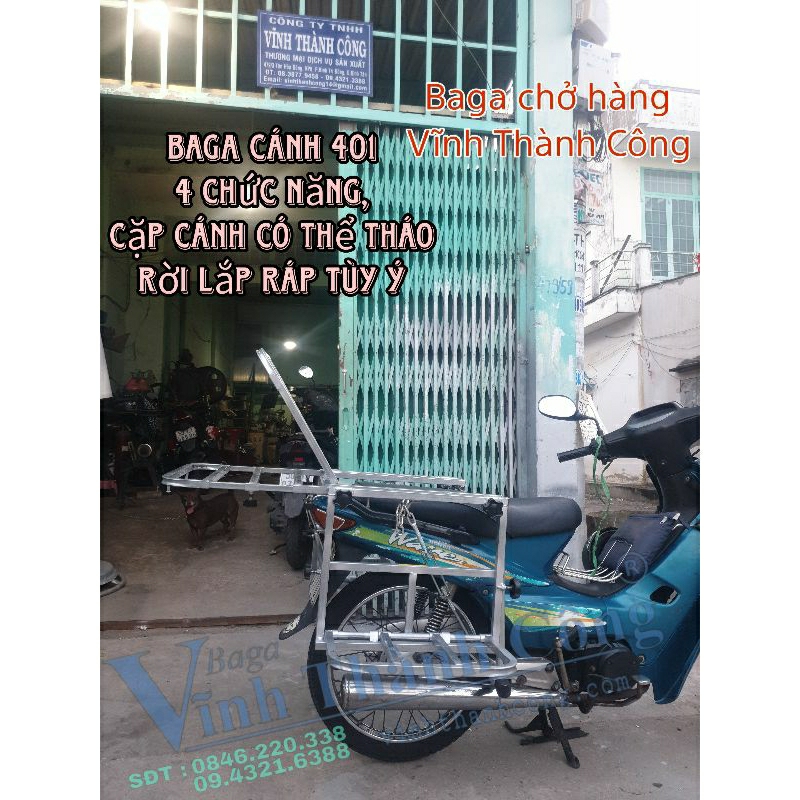 Baga chở hàng có 2 bên cánh 401   Baga Vĩnh Thành Công.