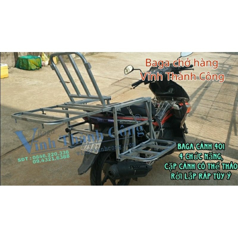 Baga chở hàng có 2 bên cánh 401   Baga Vĩnh Thành Công.