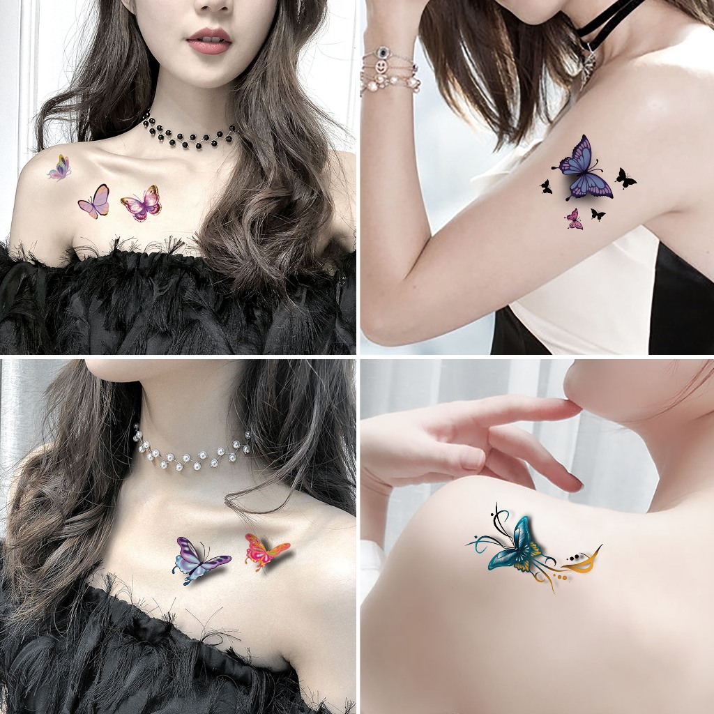 Tatoo dán tạm thời chống nước  Hình xăm đẹp cá tính siêu nét K017