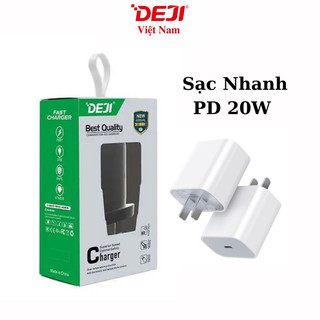 Sạc Nhanh Deji 20W A102 Chính Hãng Bảo Hành 12 Tháng