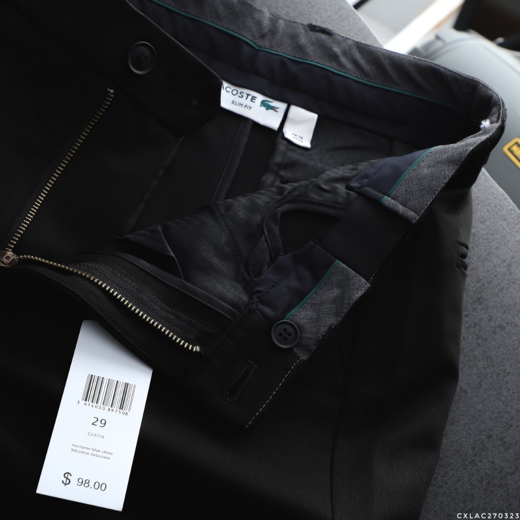 Quần Dài Tây Âu Nam LACOSTE CẠP TĂNG ĐƠ Vải RT DÀY DẶN CHUN ẨN XỊN Cực Nhẹ Mát Co Giãn Công Sở Có Big Size 5 Màu