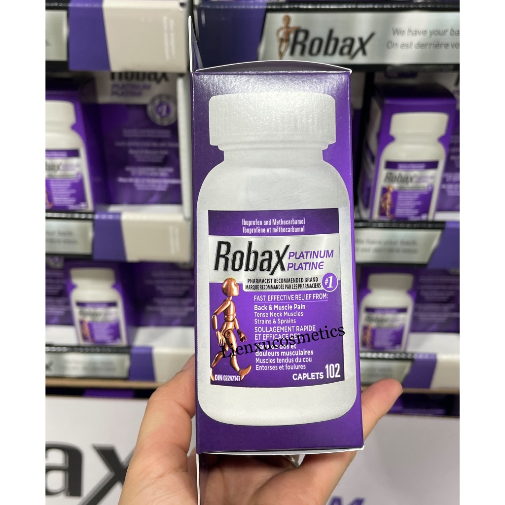 TPCN cho cơ, xương, khớp Robax Platinum, hộp 102 viên