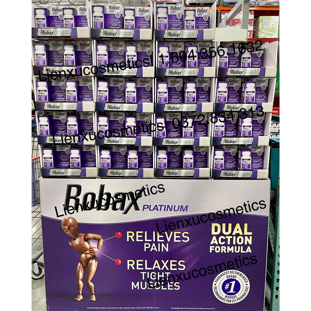 TPCN cho cơ, xương, khớp Robax Platinum, hộp 102 viên