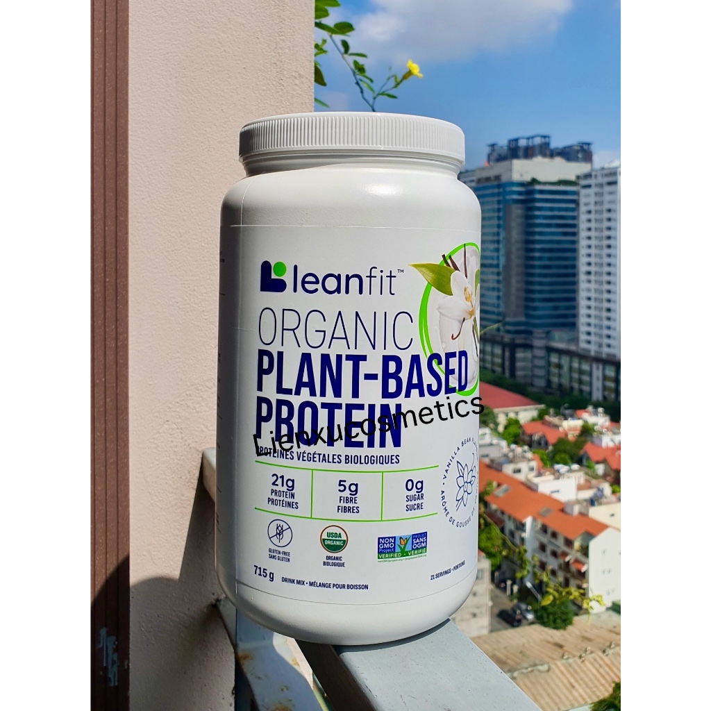 Protein thực vật hữu cơ Leanfit organic plant-based protein 715G&amp; 1.02kg