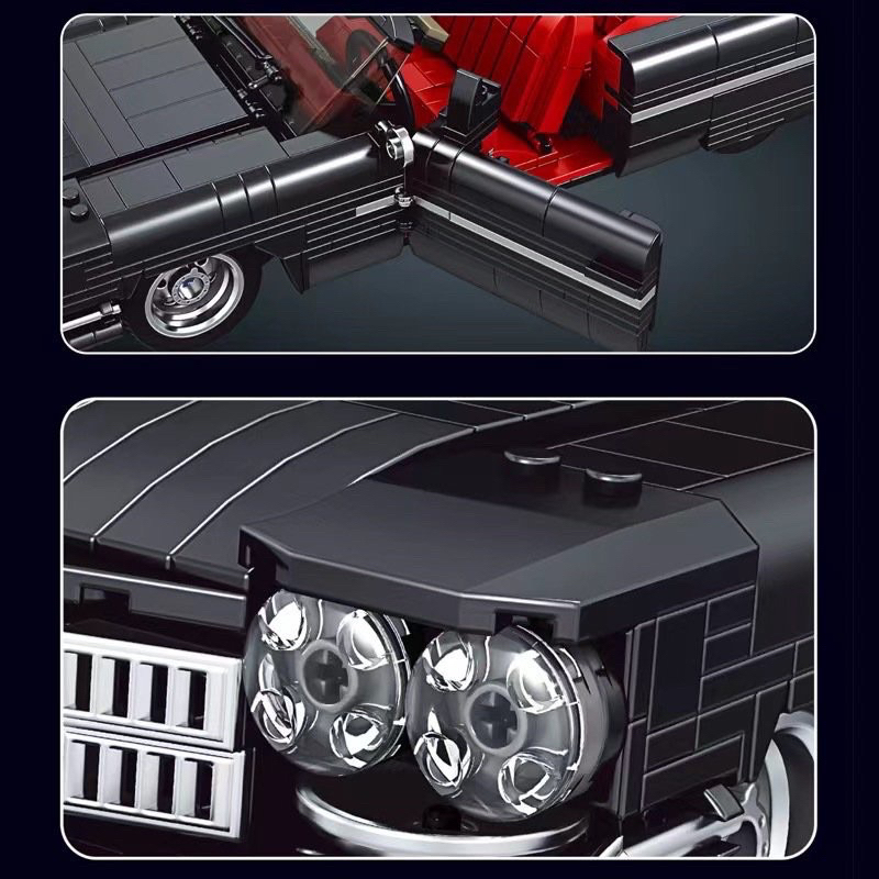 Xếp hình lắp ráp Technic Mould King 10012 Siêu xe cổ Cadillac Eldorado 1245 mảnh