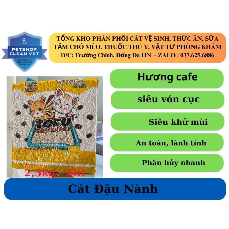 Cát Vệ Sinh Cho Mèo Tofu