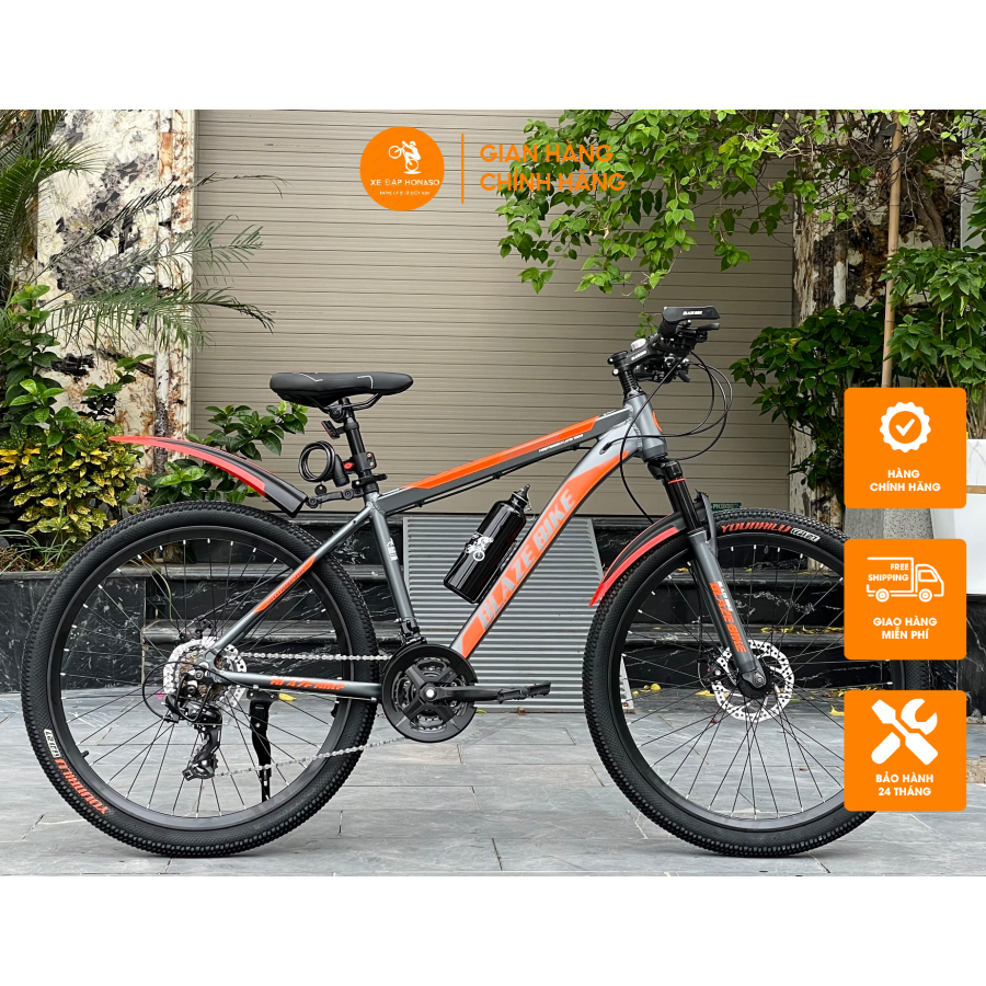 Xe đạp thể thao Blazebike size 26inch khung nhôm bộ đề shimano nhật, tặng bộ phụ kiện đầy đủ