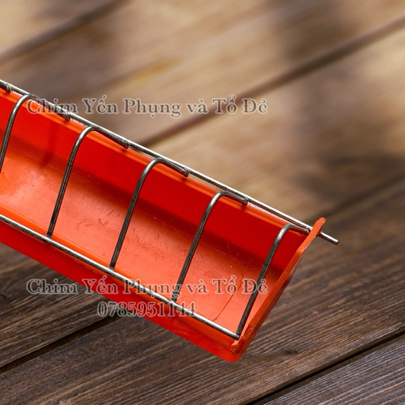 Máng ăn dài 40cm chống bới cho Gia Cầm • Gà Kiểng • Bồ Câu.