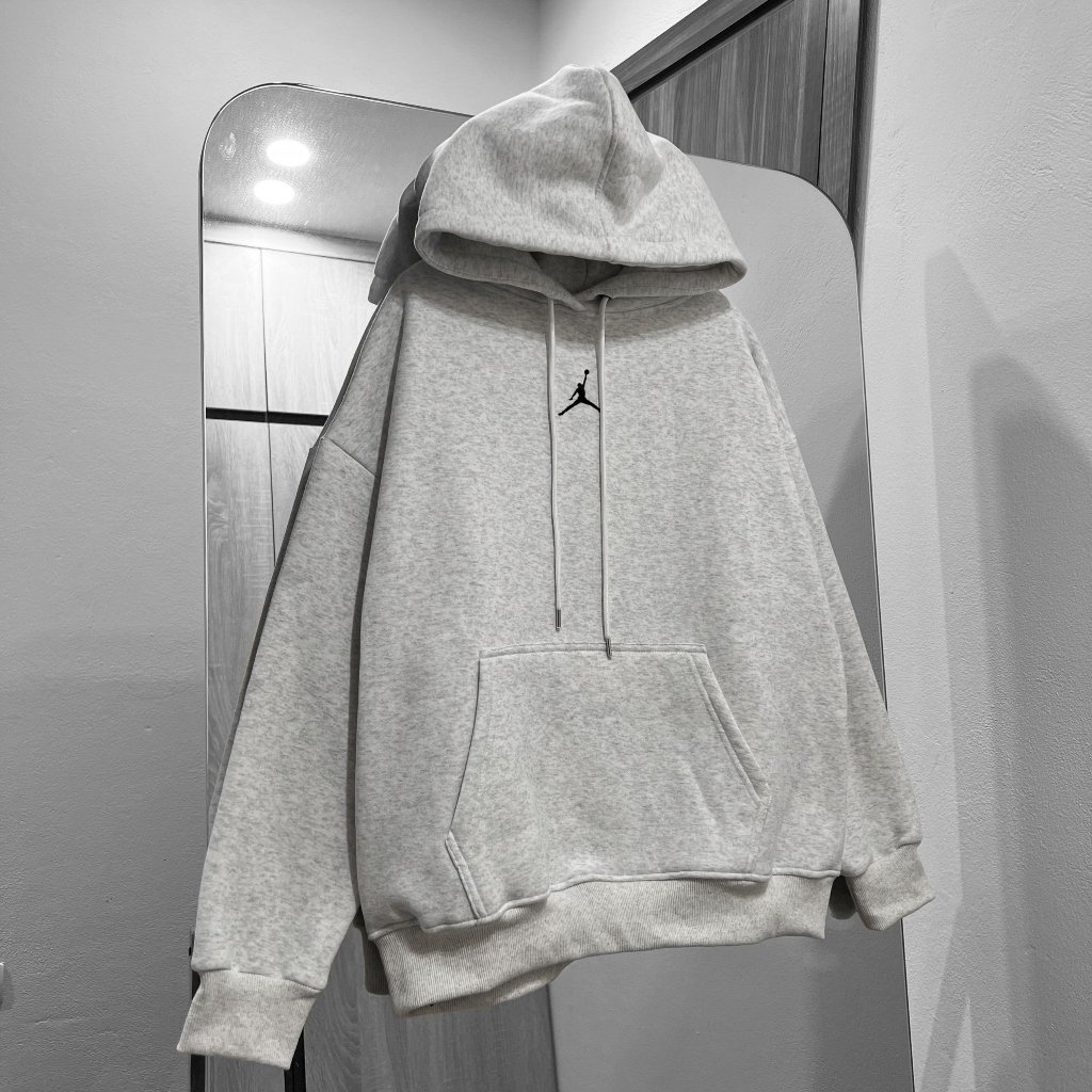 Áo Hoodie Nam Nữ MeanStore Hoodie Đôi form rộng, nỉ bông dày dặn, xám tiêu, đen basic unisex - HDJD1