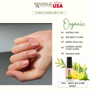 Sơn móng tay hữu cơ màu Nude USA NATURALS COLLECTION sử dụng được cho mẹ bầu và trẻ em - 7.5ml - 743