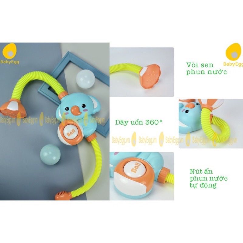 VÒi Tắm hoa sen cho bé đồ chơi nhà tắm cho bé