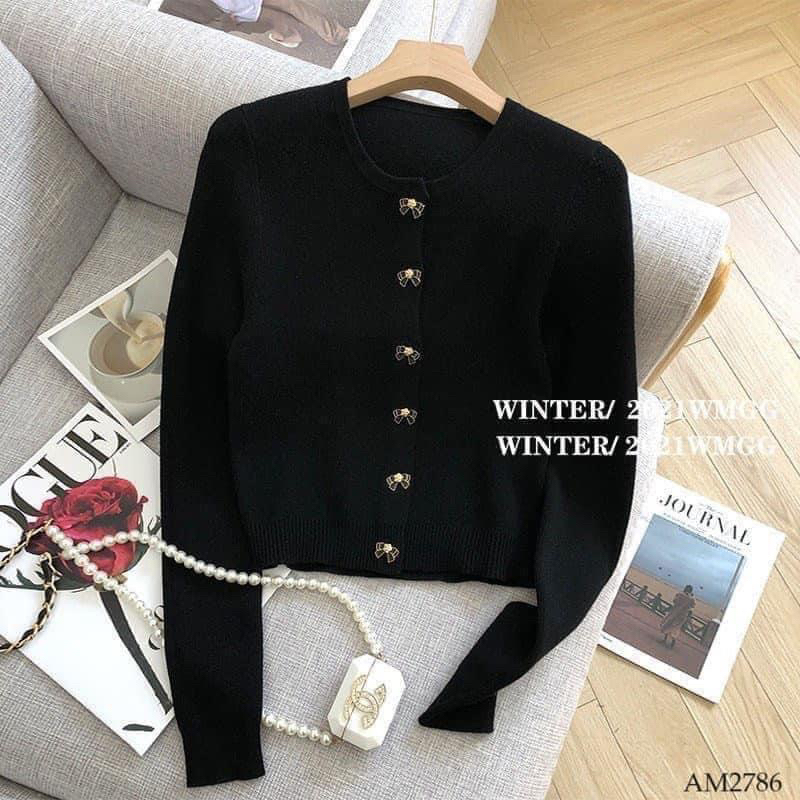Oder Taobao : Áo khoác len cúc nơ , len dày dặn siêu đẹp luôn ạ