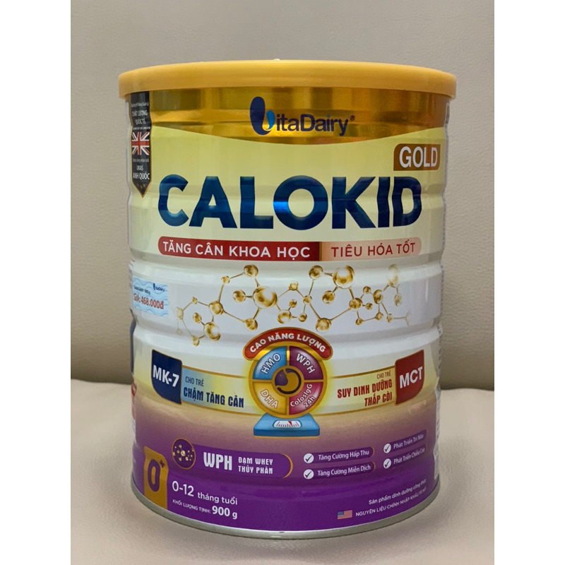 Combo 3 hộp sữa Calokid Gold 0+ 900g