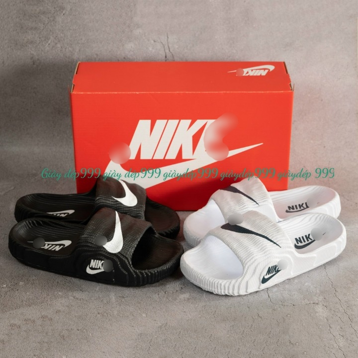Dép đúc njke dép đúc nguyên khối nam nữ siêu nhẹ,dép lê quai ngang style thể thao.