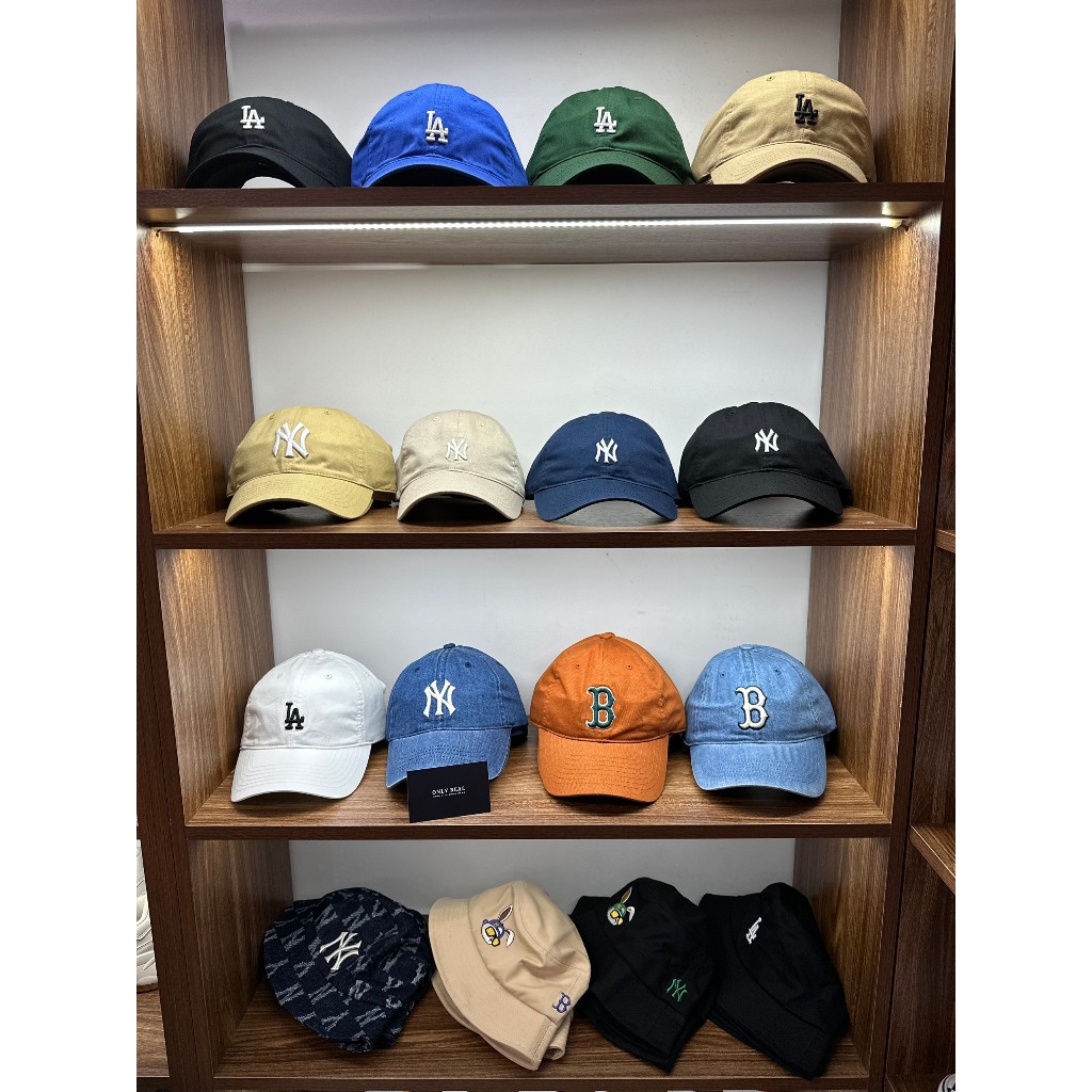 Mũ nón MLB lưỡi trai phối màu cá tính trẻ trung, Mũ thời trang nam nữ unisex giá rẻ - Only Real Sneakers