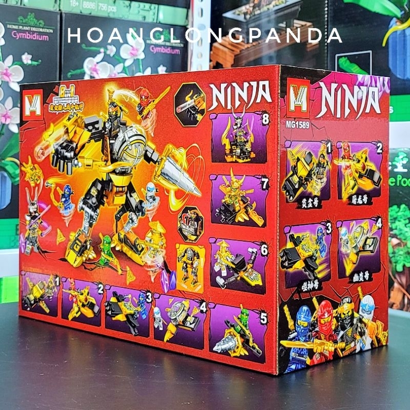 Lắp ráp MG1589 | Combo 8 hộp ráp MG 1589