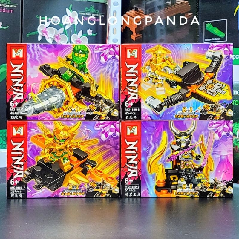 Lắp ráp MG1589 | Combo 8 hộp ráp MG 1589