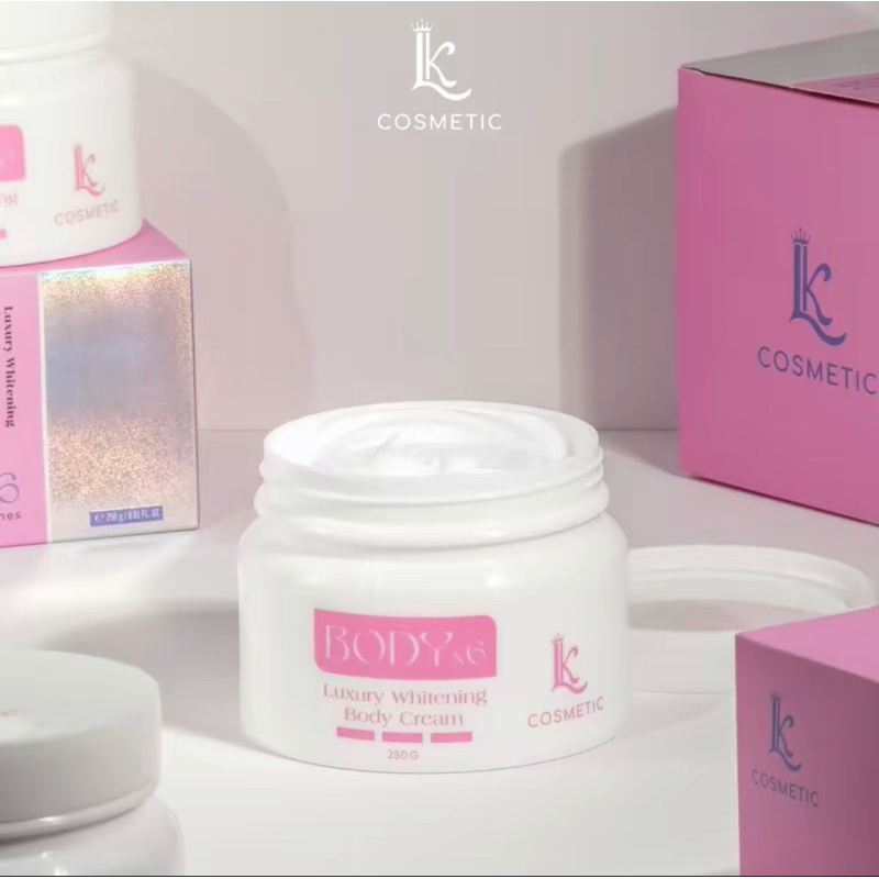 Kem body x6 Linhkool , Kem dưỡng trắng chuyên sâu,dưỡng ẩm,chống nắng da hiệu quả Luxury whitening Body X6 Cream 250G