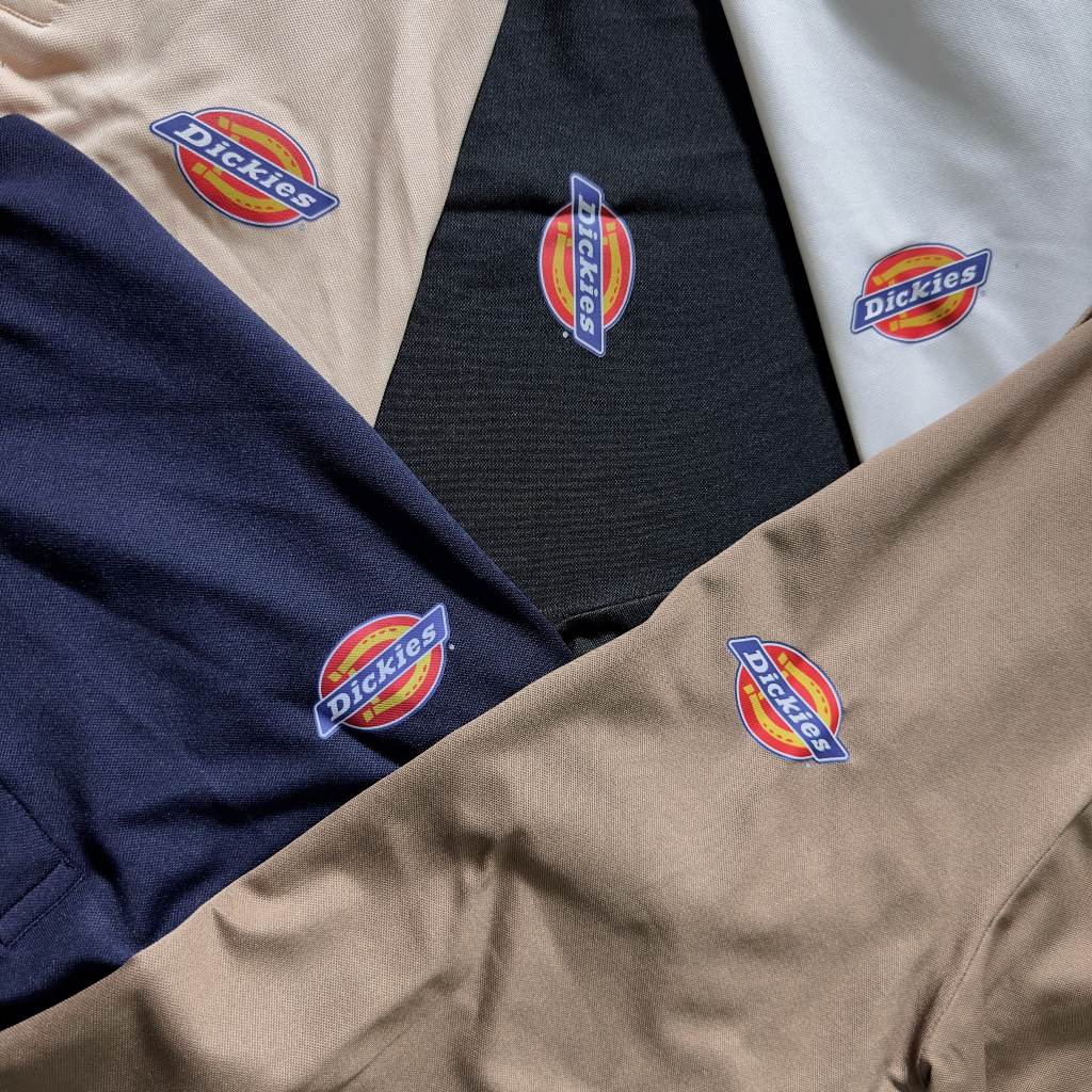 Áo Polo Dickies MEANSTORE Áo phông nam nữ có cổ trơn unisex form rộng oversize màu đen, trắng thun da cá chống nhăn