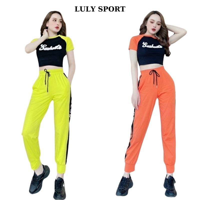 Bộ tập thể thao LULY SPORT chất cotton mềm mịn đẹp, mát, thấm mồ hôi tốt, phù hợp cho đội nhóm