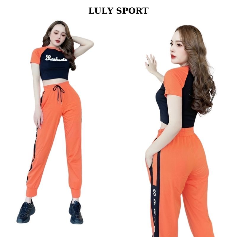 Bộ tập thể thao LULY SPORT chất cotton mềm mịn đẹp, mát, thấm mồ hôi tốt, phù hợp cho đội nhóm