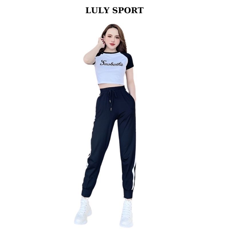 Bộ tập thể thao LULY SPORT chất cotton mềm mịn đẹp, mát, thấm mồ hôi tốt, phù hợp cho đội nhóm