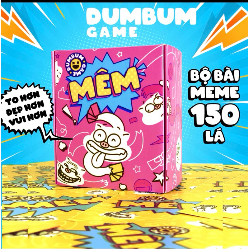 Bộ bài Mêm nhiều phiên bản hài hước chơi nhóm cùng bạn bè
