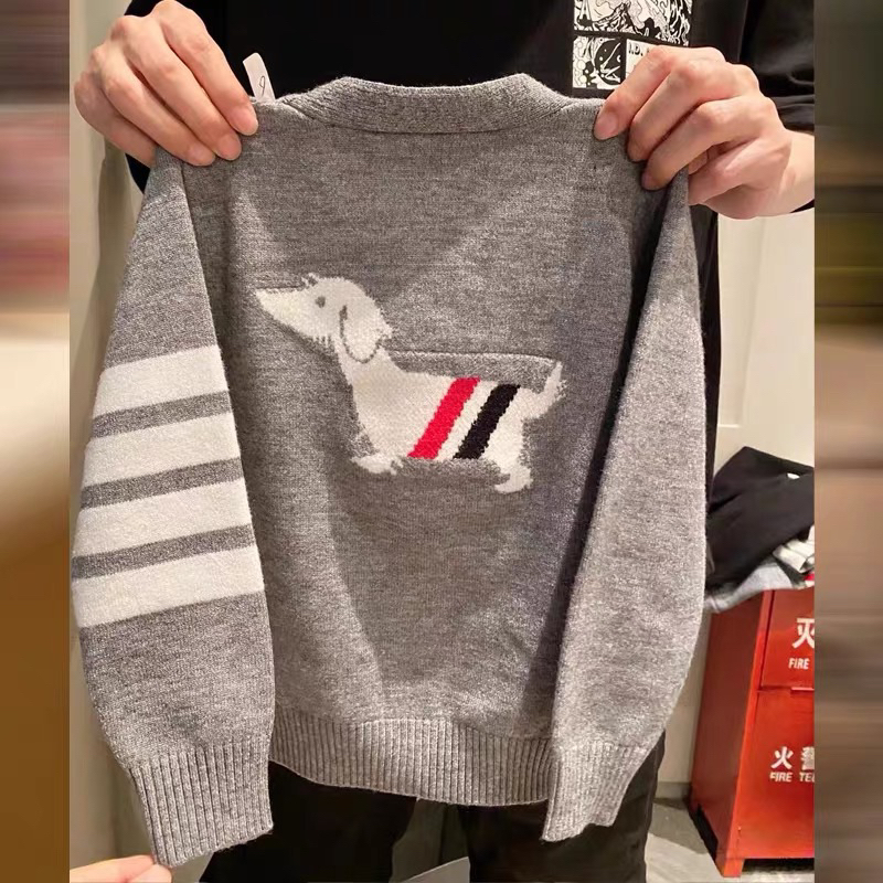 Áo khoác cardigan cho bé MONDAY KIDS, áo khoác len cún bé trai bé gái