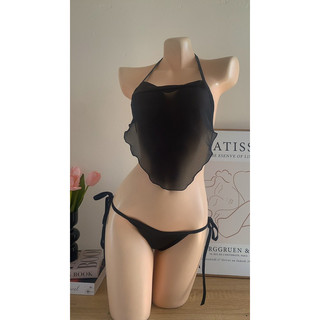 💗bk119 áo yếm kèm quần lót cột dây -freesize 40-65kg