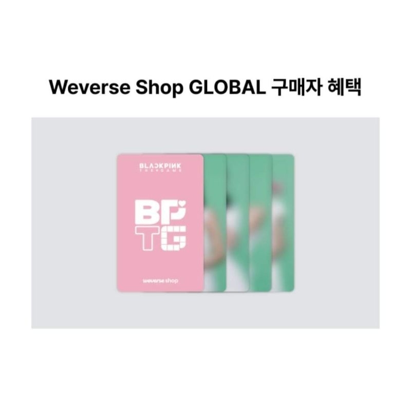 Blackpink the game photocard collection