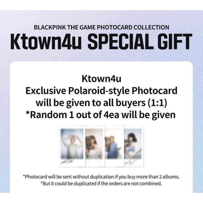 Blackpink the game photocard collection