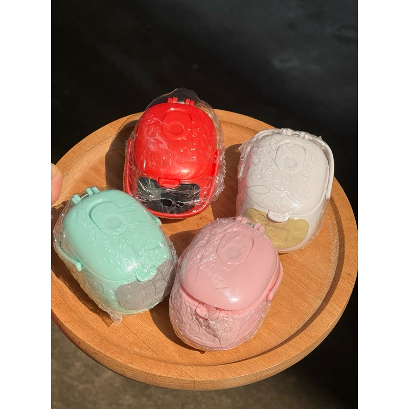 Mô hình nồi cơm mini nhựa full phụ kiện cho nhà búp bê