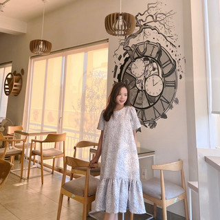 Đầm suông váy đuôi cá váy bầu đi chơi công sở dự tiệc LAMVI VGX01
